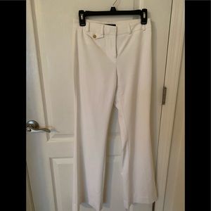 The Limited flare white pants